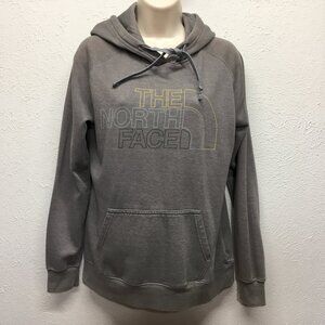 The North Face Women's M Hoodie Grey Pullover  Long Sleeve Front Pocket